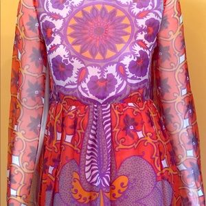 Vintage Bill Blass Evening Gown circa 1977.